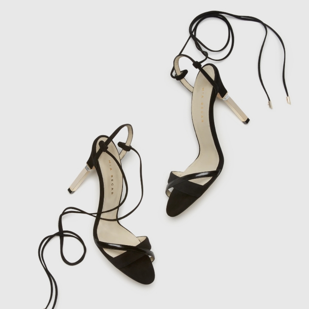 Mia Becar Lace Up Heels Size 39.5